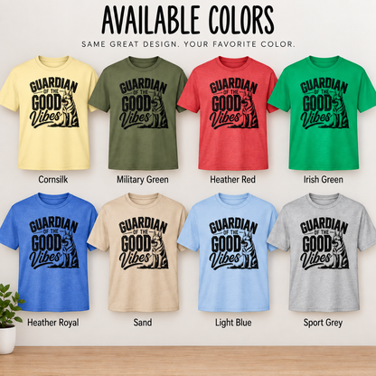 German Shepherd Guardian of the Good Vibes T-Shirt, Dog Lover Gift