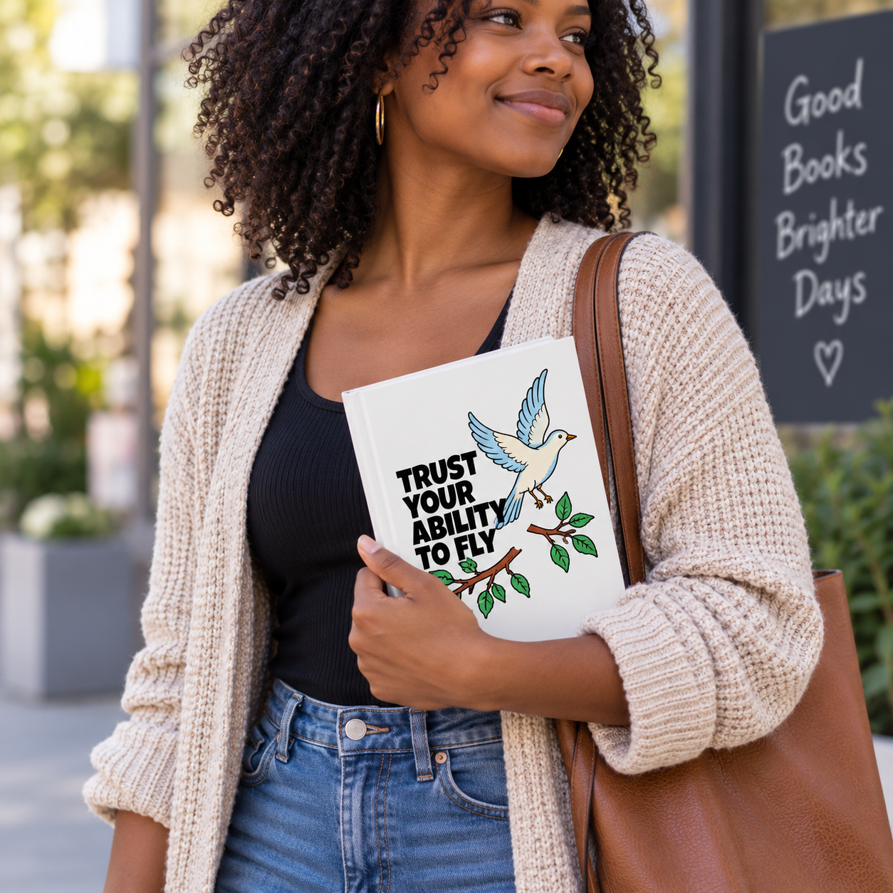 Inspirational Bird Journal, Motivational Lined Notebook, Encouragement Gift