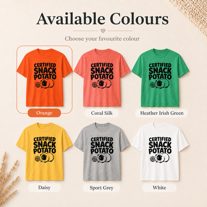 Guinea Pig Shirt, Certified Snack Potato Tee, Funny Cavy Lover Gift, Guinea Pig Mom Shirt, Small Pet T-Shirt
