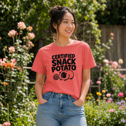 Guinea Pig Shirt, Certified Snack Potato Tee, Funny Cavy Lover Gift, Guinea Pig Mom Shirt, Small Pet T-Shirt