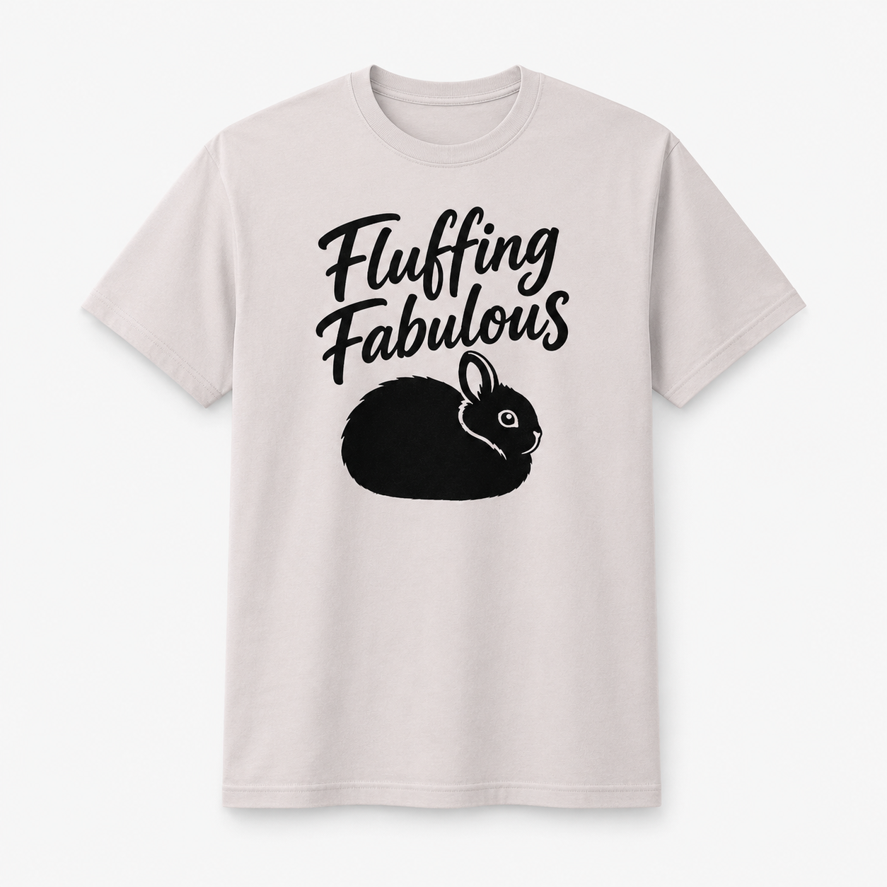 Funny Bunny Shirt, Fluffing Fabulous Tee, Rabbit Lover Gift, Bunny Mom Shirt, Cute Rabbit T-Shirt