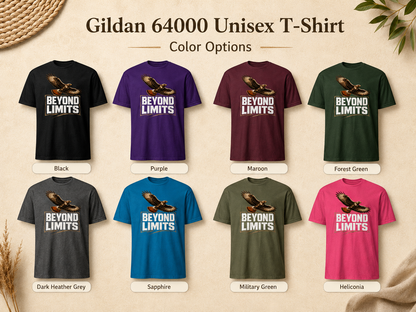 Beyond Limits Eagle Motivational T-Shirt