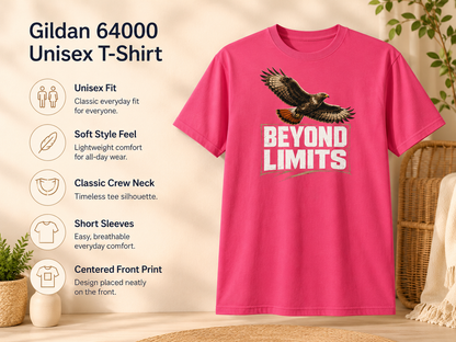 Beyond Limits Eagle Motivational T-Shirt