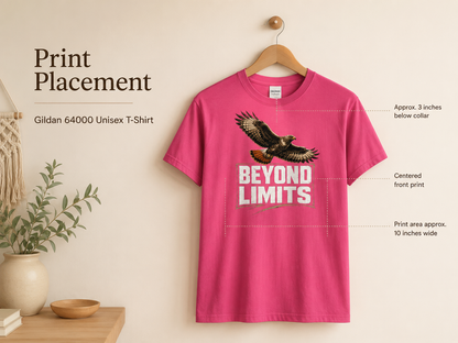 Beyond Limits Eagle Motivational T-Shirt