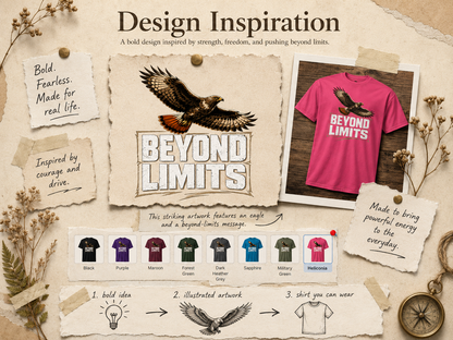 Beyond Limits Eagle Motivational T-Shirt