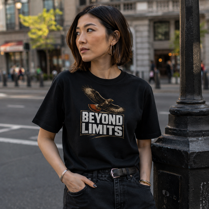 Beyond Limits Eagle Motivational T-Shirt