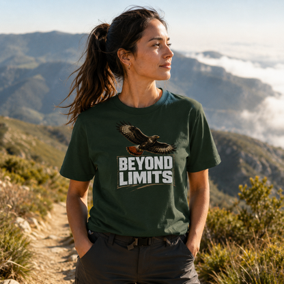 Beyond Limits Eagle Motivational T-Shirt