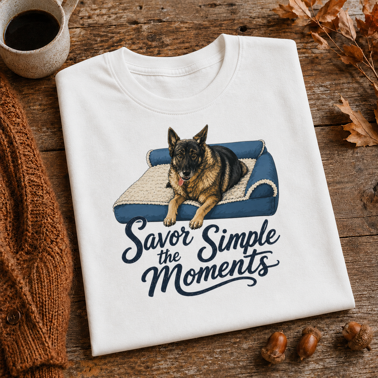 Savor the Simple Moments German Shepherd T-Shirt