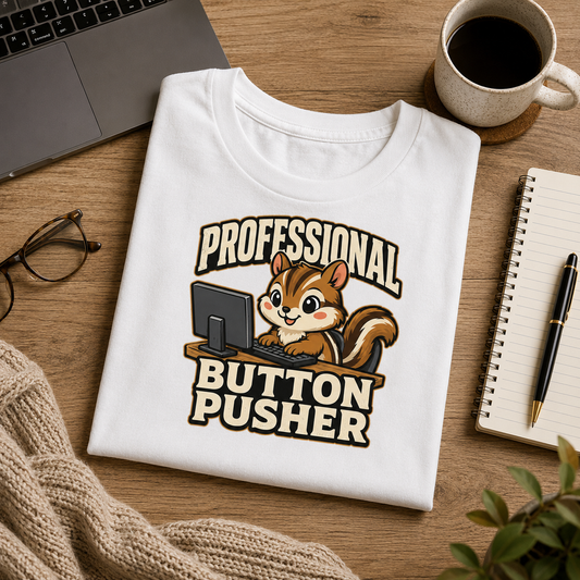 Professional Button Pusher Funny Office T-Shirt
