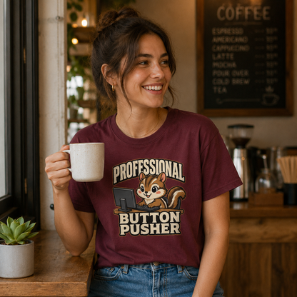 Professional Button Pusher Funny Office T-Shirt