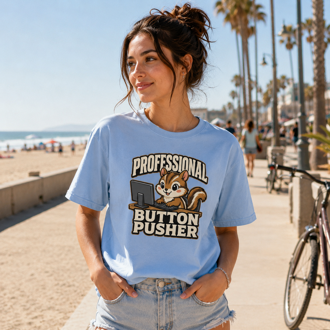 Professional Button Pusher Funny Office T-Shirt