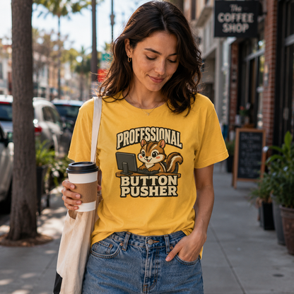 Professional Button Pusher Funny Office T-Shirt