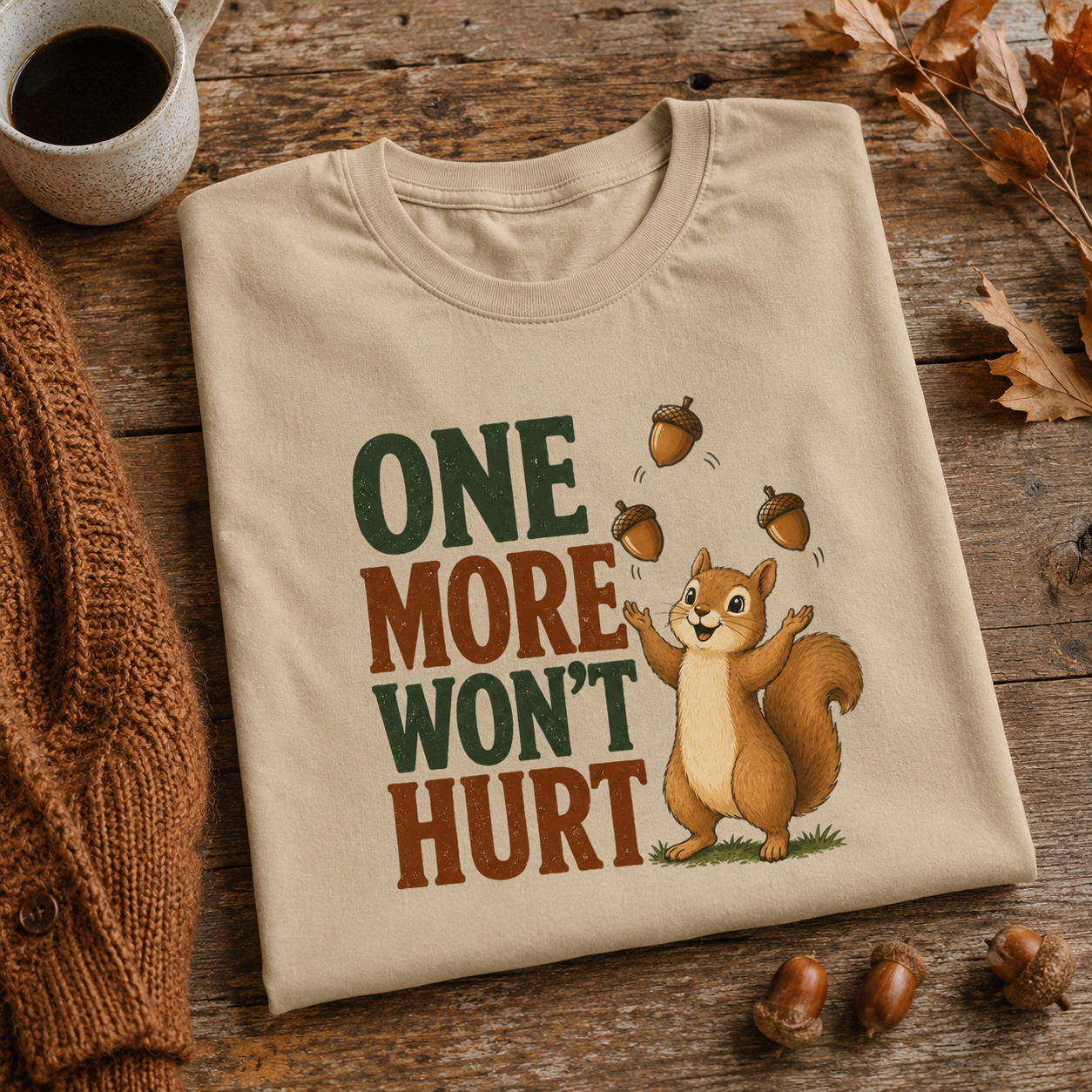 One More Won’t Hurt Squirrel T-Shirt
