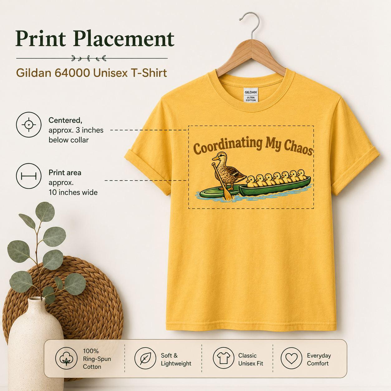 Coordinating My Chaos Duck Family T-Shirt