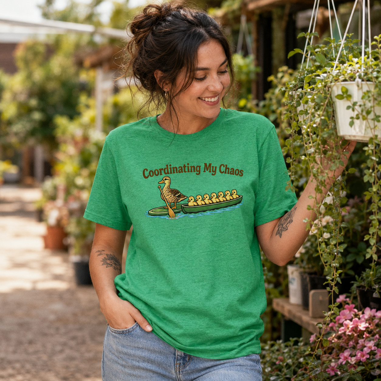 Coordinating My Chaos Duck Family T-Shirt