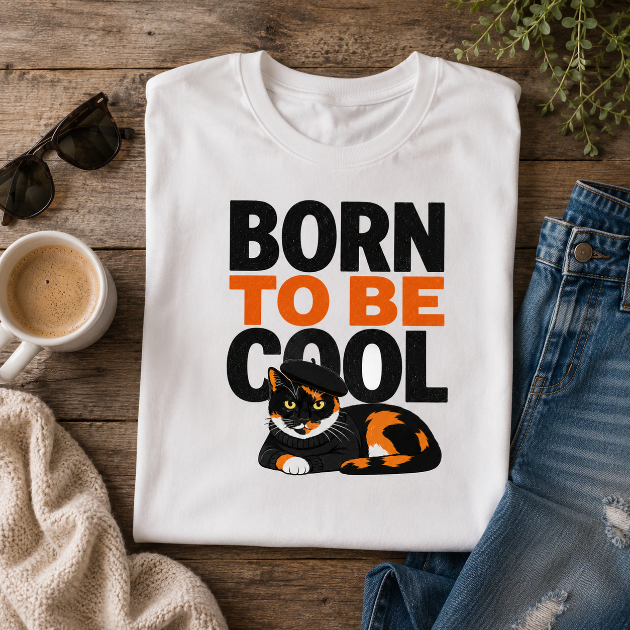 Born to Be Cool Cat T-Shirt