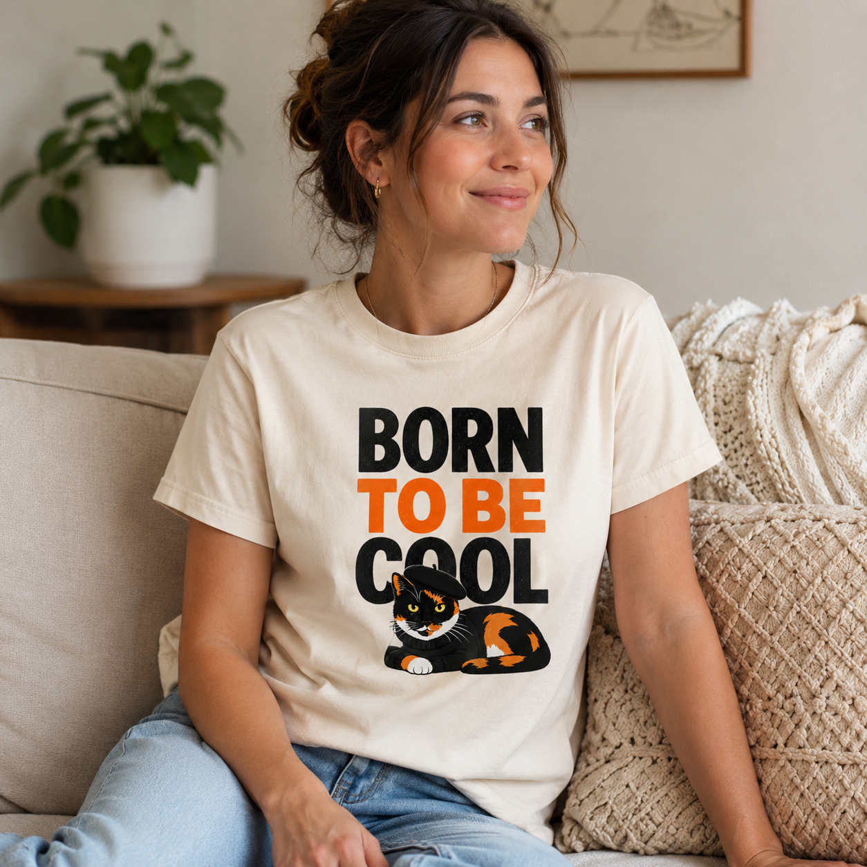 Born to Be Cool Cat T-Shirt