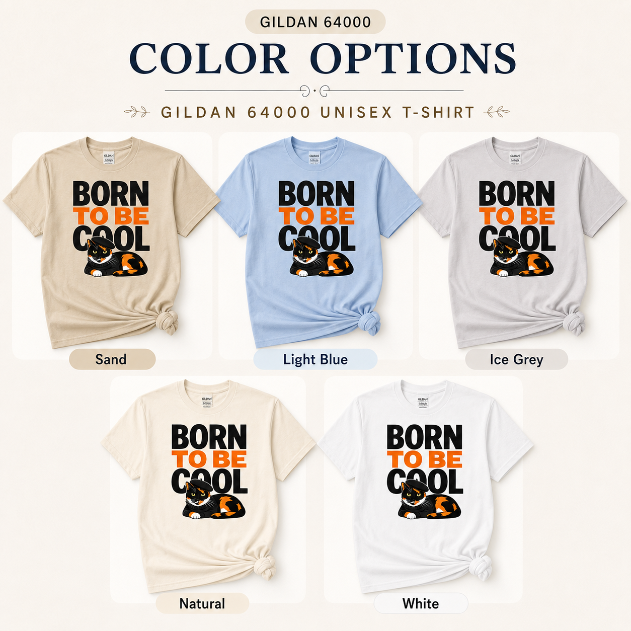 Born to Be Cool Cat T-Shirt