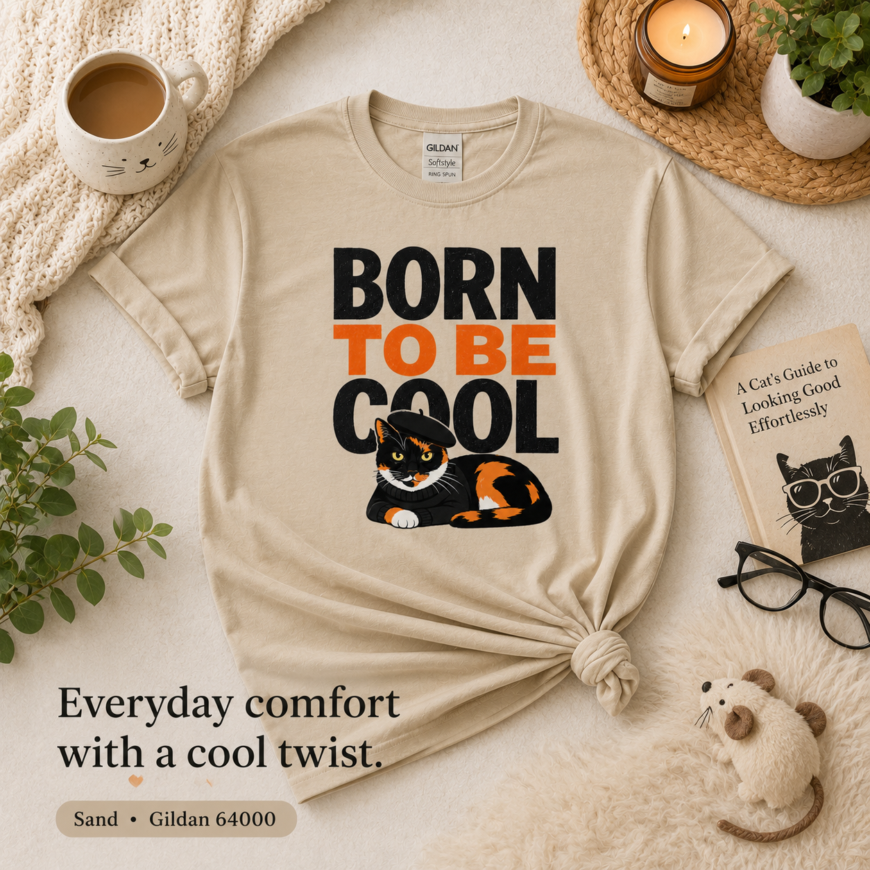 Born to Be Cool Cat T-Shirt