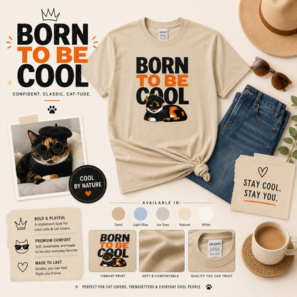 Born to Be Cool Cat T-Shirt