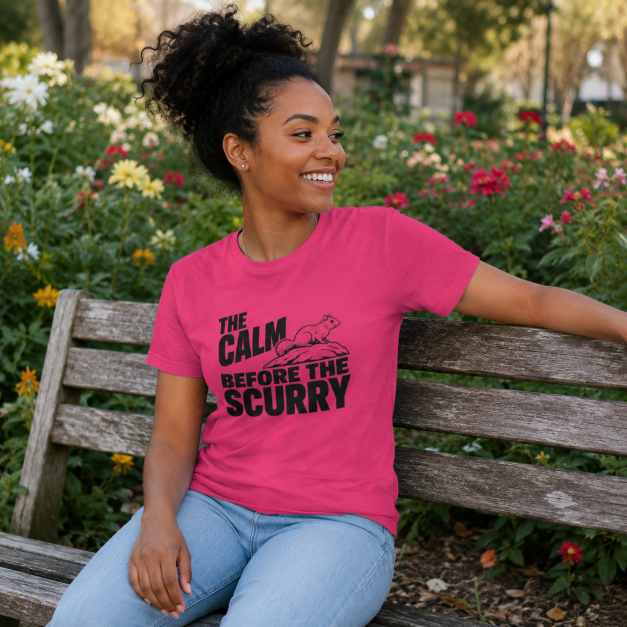 Funny Squirrel Shirt, Calm Before the Scurry Tee, Wildlife Lover Gift