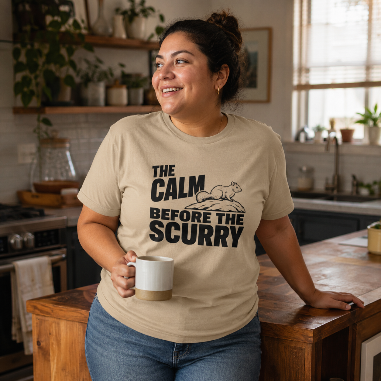 Funny Squirrel Shirt, Calm Before the Scurry Tee, Wildlife Lover Gift