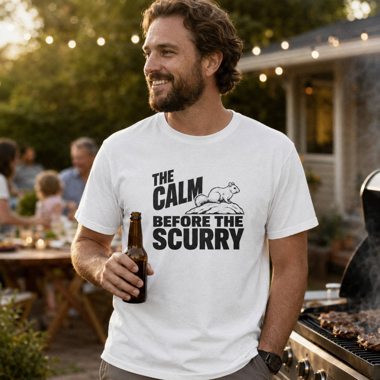Funny Squirrel Shirt, Calm Before the Scurry Tee, Wildlife Lover Gift
