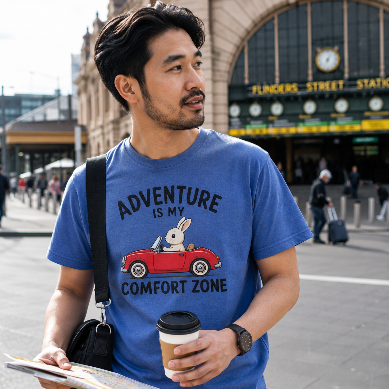 Adventure Bunny Shirt, Rabbit Road Trip Tee, Adventure Is My Comfort Zone T-Shirt, Travel Lover Gift