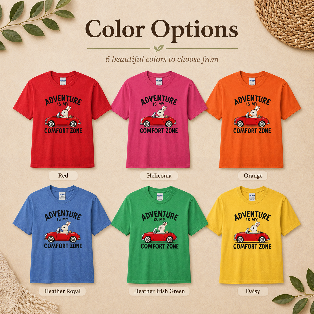 Adventure Bunny Shirt, Rabbit Road Trip Tee, Adventure Is My Comfort Zone T-Shirt, Travel Lover Gift