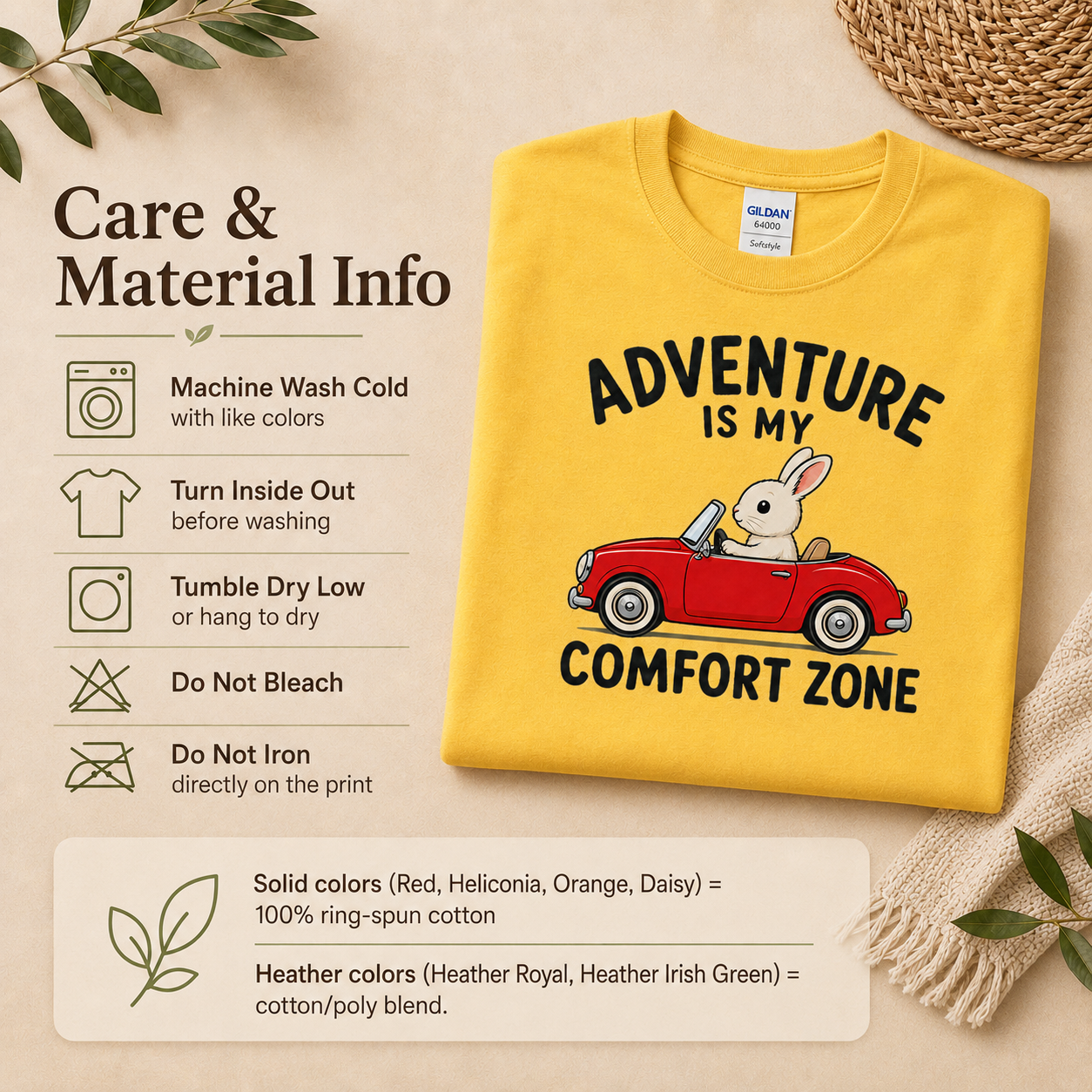 Adventure Bunny Shirt, Rabbit Road Trip Tee, Adventure Is My Comfort Zone T-Shirt, Travel Lover Gift