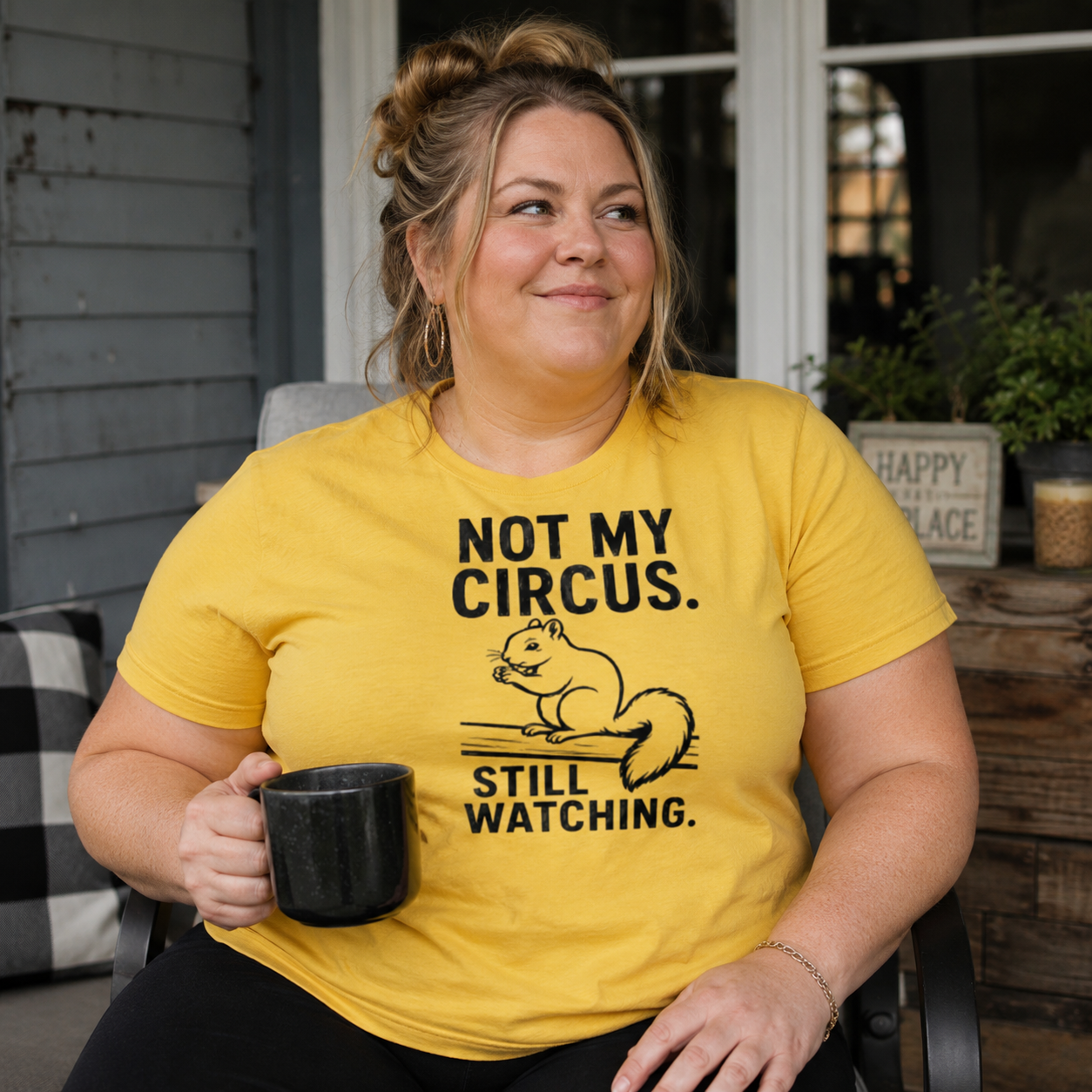 Not My Circus Squirrel Shirt, Still Watching Funny Tee, Sarcastic Animal Lover Gift
