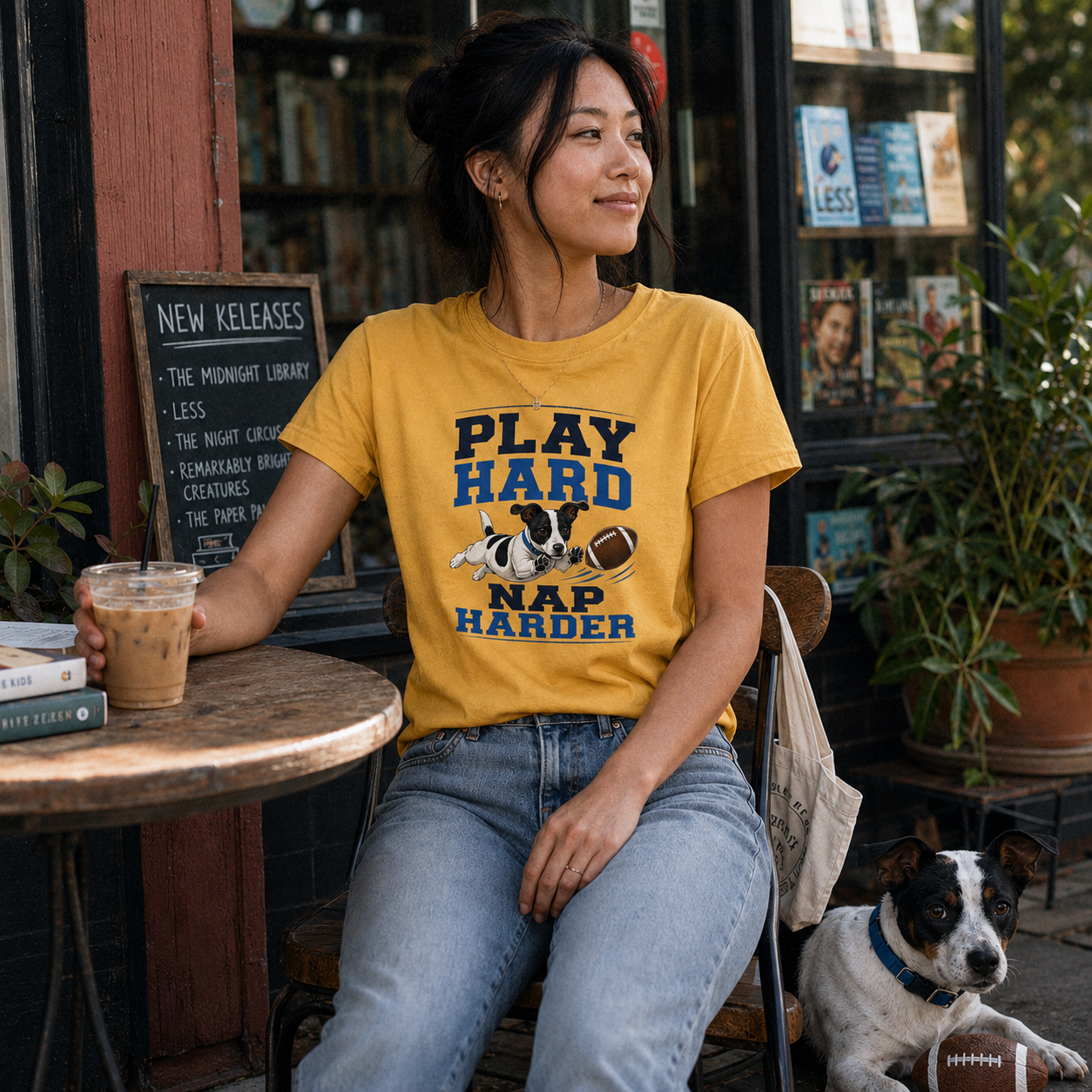 Play Hard Nap Harder Shirt, Funny Dog Shirt, Football Dog Tee, Dog Lover Gift, Football Fan Shirt, Pet Parent Gift