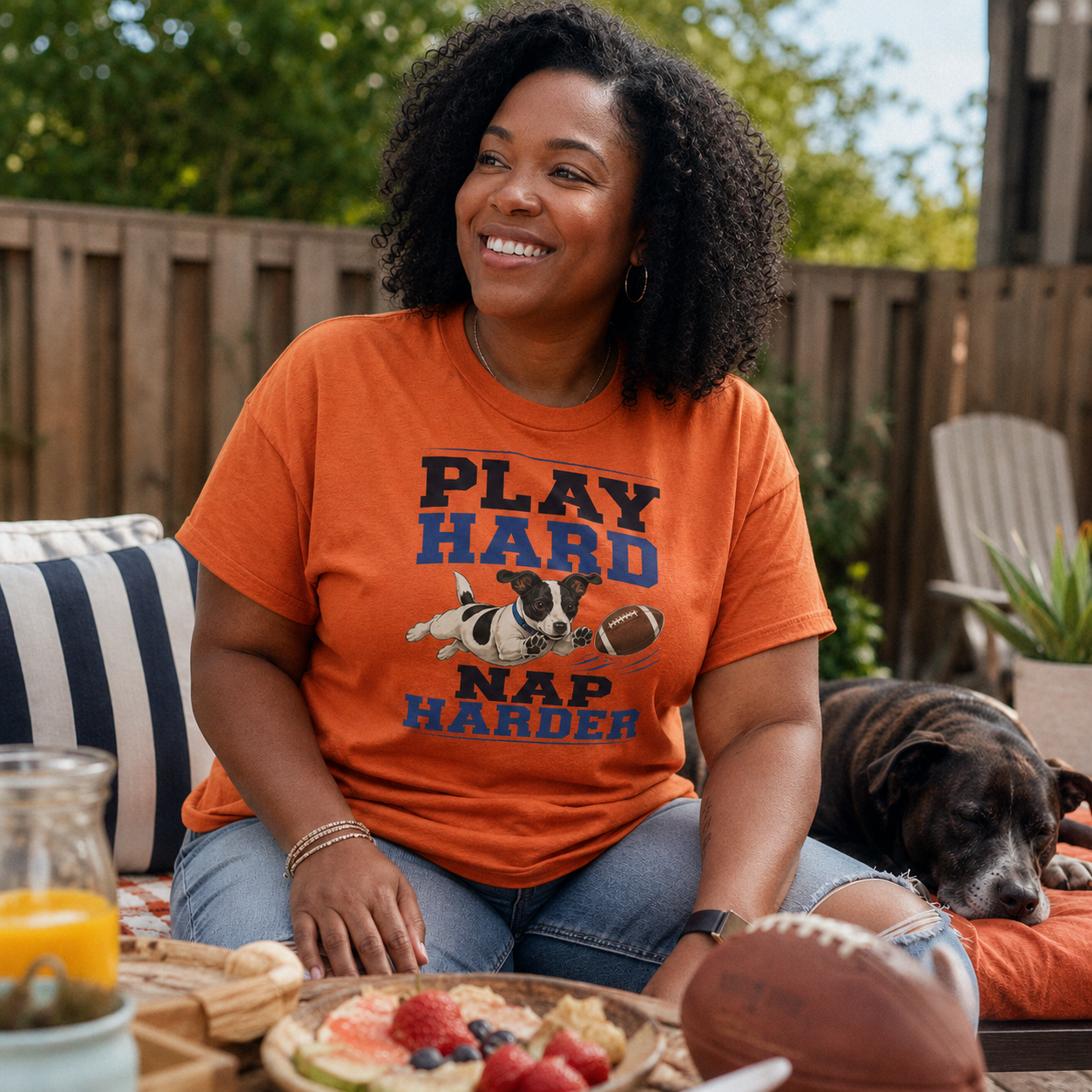 Play Hard Nap Harder Shirt, Funny Dog Shirt, Football Dog Tee, Dog Lover Gift, Football Fan Shirt, Pet Parent Gift