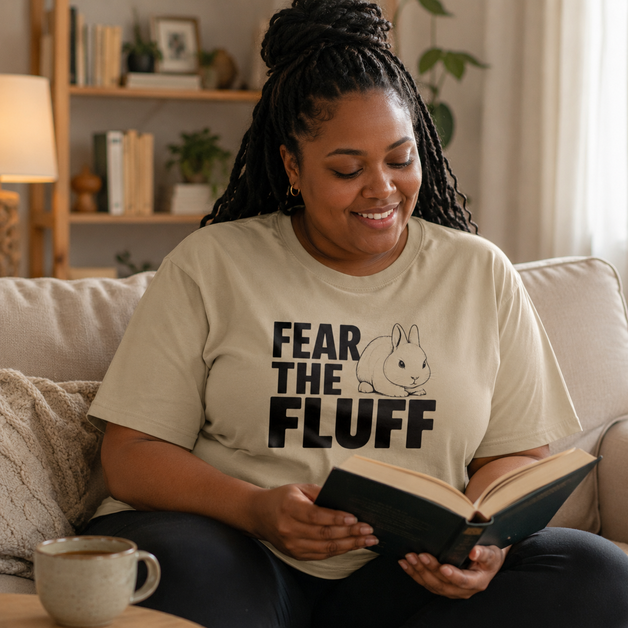 Bunny Shirt, Fear the Fluff Tee, Funny Rabbit Lover Gift, Bunny Mom Shirt, Cute Rabbit Graphic T-Shirt