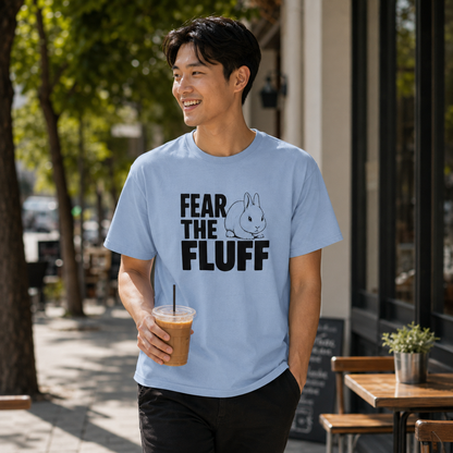 Bunny Shirt, Fear the Fluff Tee, Funny Rabbit Lover Gift, Bunny Mom Shirt, Cute Rabbit Graphic T-Shirt
