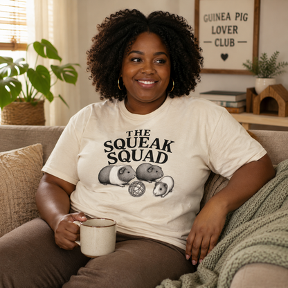 The Squeak Squad Guinea Pig T-Shirt – Cute Cavy Lover Tee