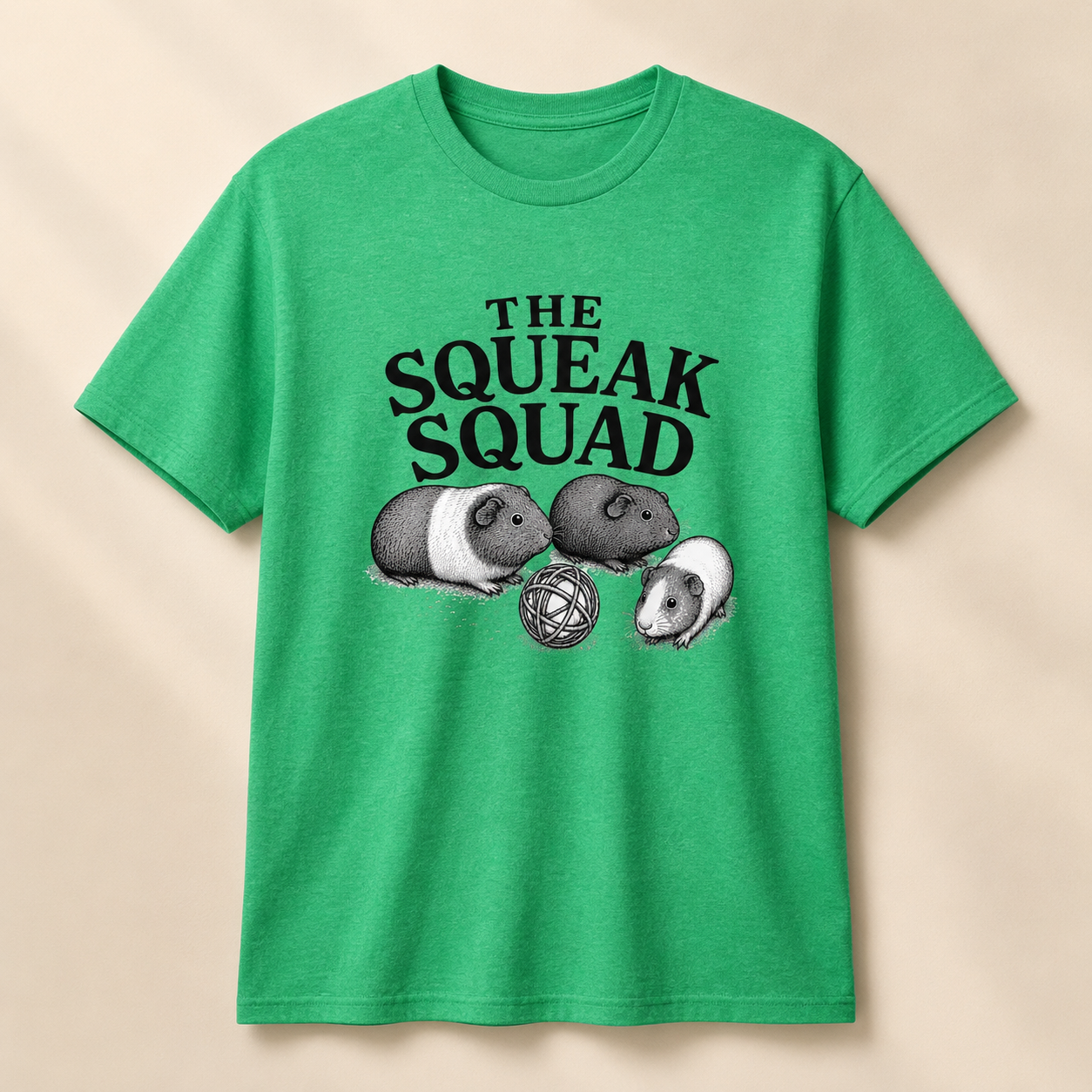 The Squeak Squad Guinea Pig T-Shirt – Cute Cavy Lover Tee