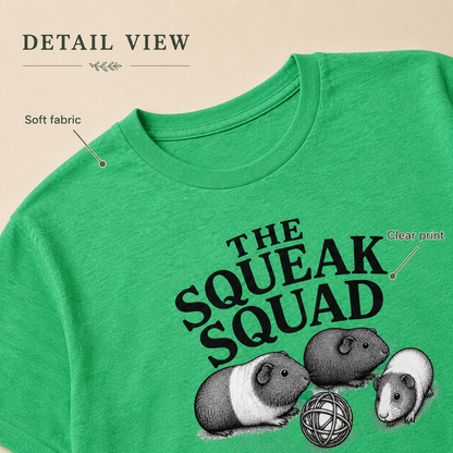 The Squeak Squad Guinea Pig T-Shirt – Cute Cavy Lover Tee