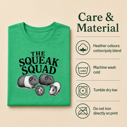 The Squeak Squad Guinea Pig T-Shirt – Cute Cavy Lover Tee