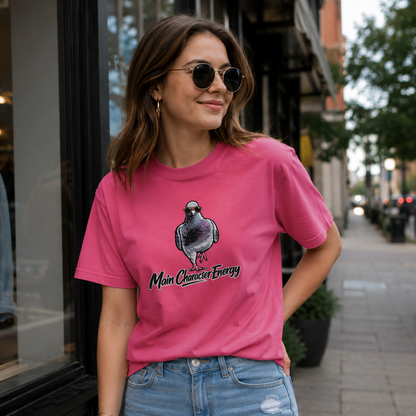 Main Character Energy Pigeon T-Shirt