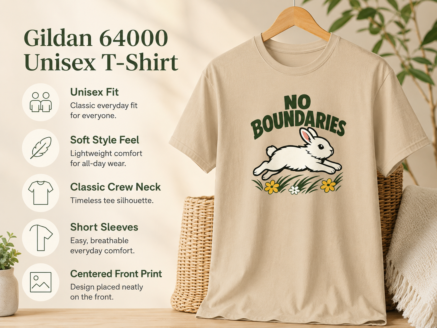 No Boundaries Rabbit T-Shirt