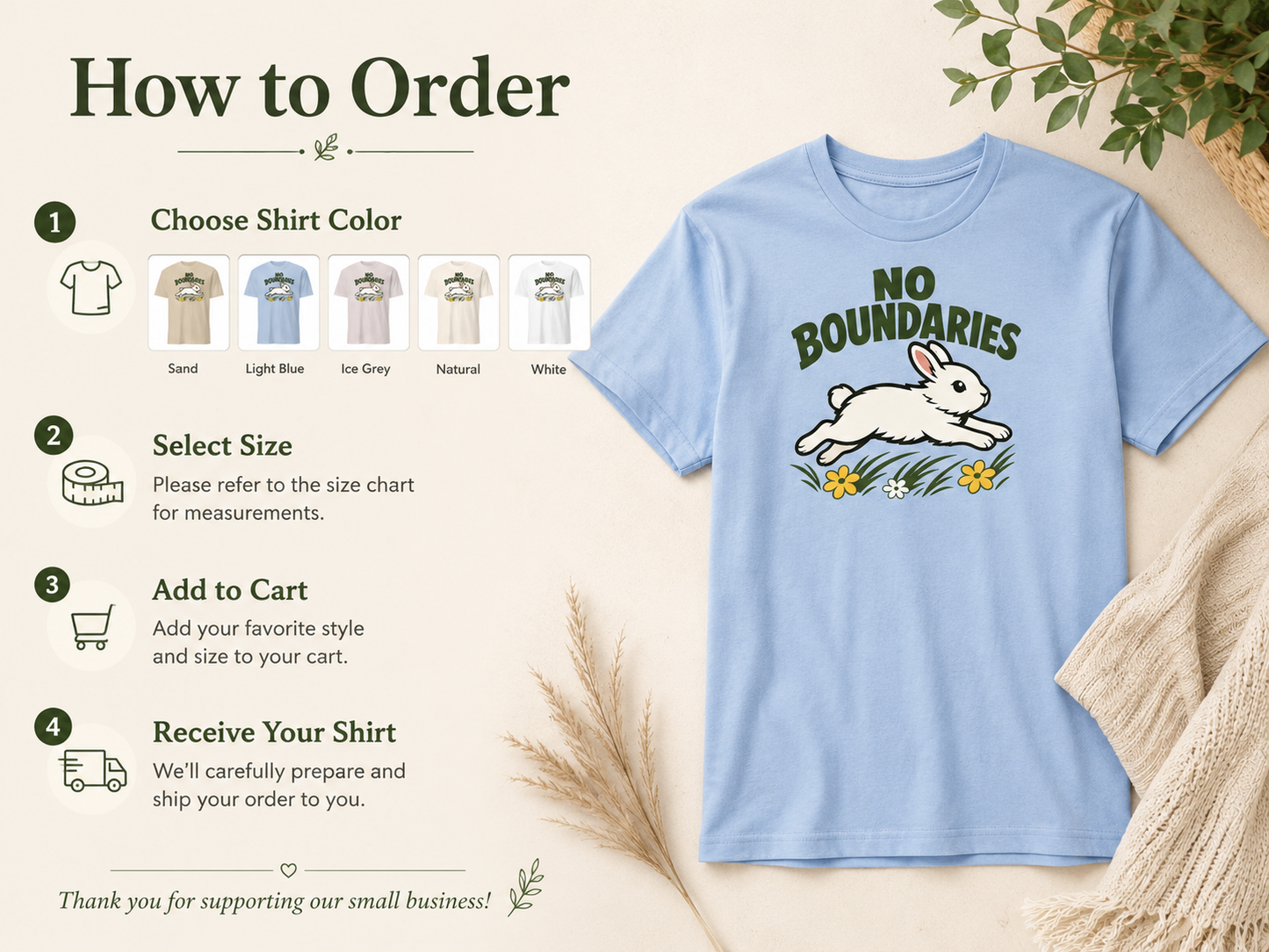 No Boundaries Rabbit T-Shirt