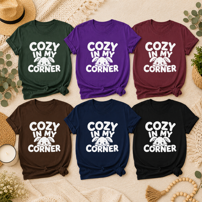 Cozy in My Corner Mouse T-Shirt, Cute Small Pet Graphic Tee
