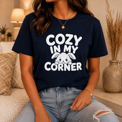 Cozy in My Corner Mouse T-Shirt, Cute Small Pet Graphic Tee