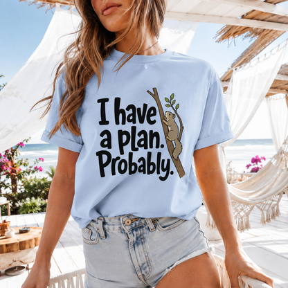 Funny Squirrel T-Shirt, I Have A Plan Probably Shirt