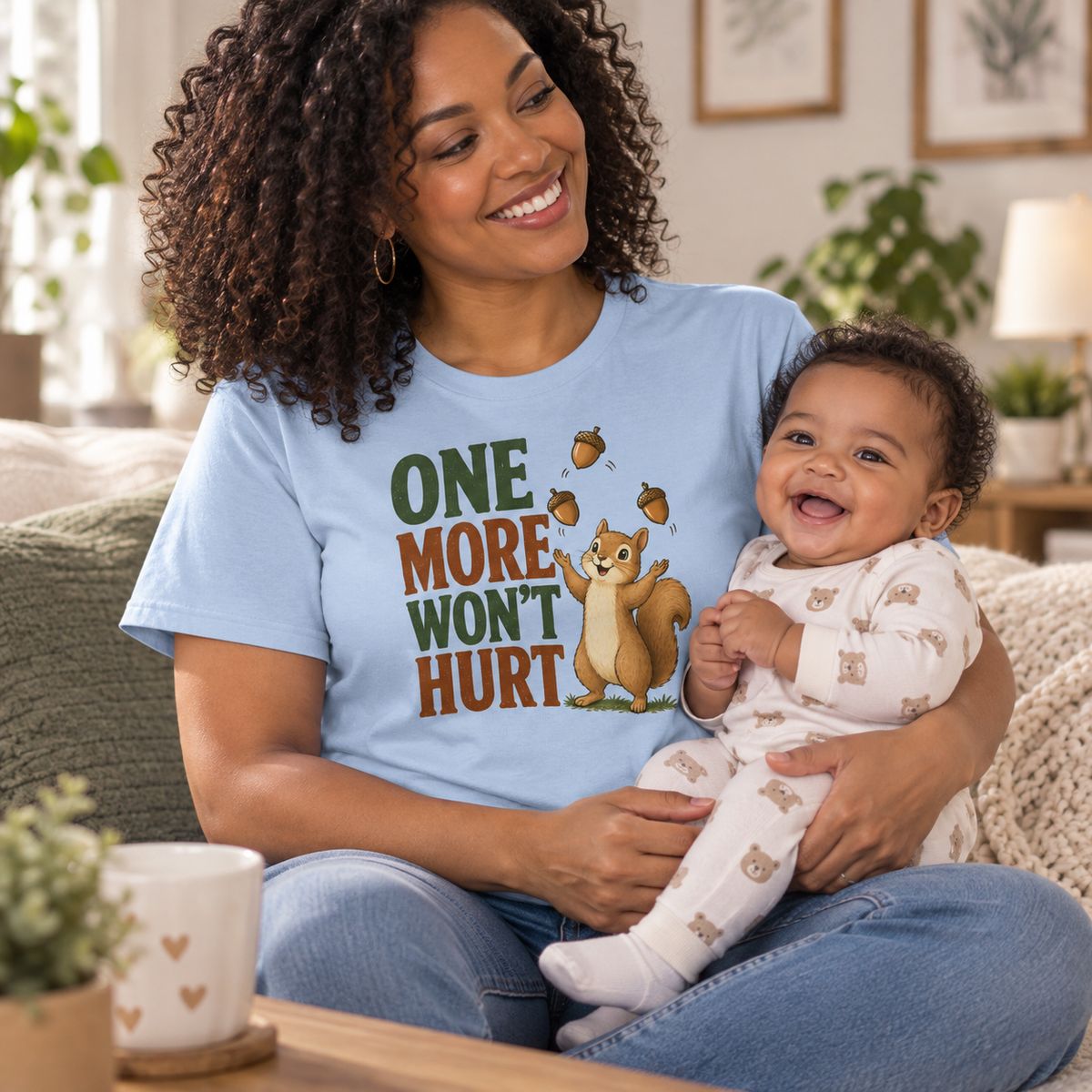 Funny Squirrel Shirt, One More Won’t Hurt T-Shirt, Squirrel Lover Gift, Cute Woodland Animal Tee, Funny Nature Shirt