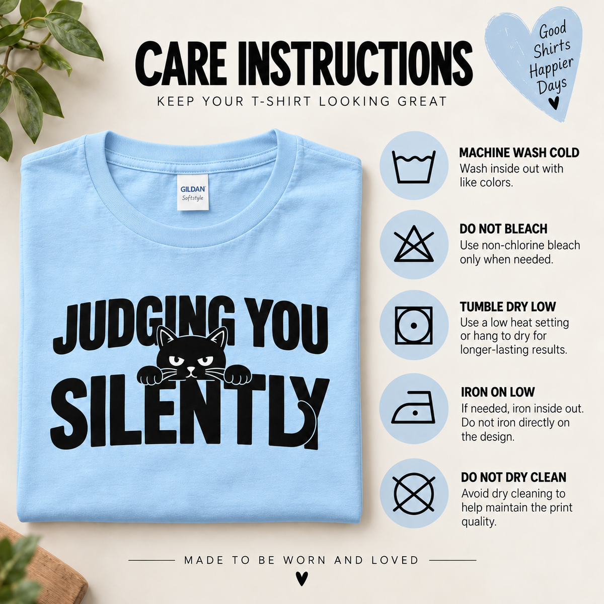 Judging You Silently Cat T-Shirt, Sarcastic Black Cat Tee, Funny Pet Owner Gift