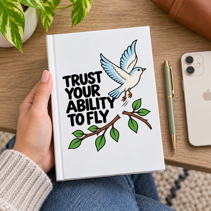 Inspirational Bird Journal, Motivational Lined Notebook, Encouragement Gift