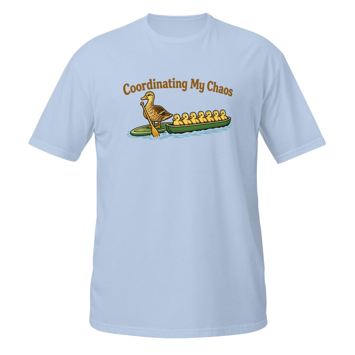Coordinating My Chaos Duck Canoe T Shirt, Funny Mom Tee, Duck Lover Apparel
