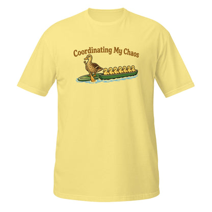 Coordinating My Chaos Duck Canoe T Shirt, Funny Mom Tee, Duck Lover Apparel